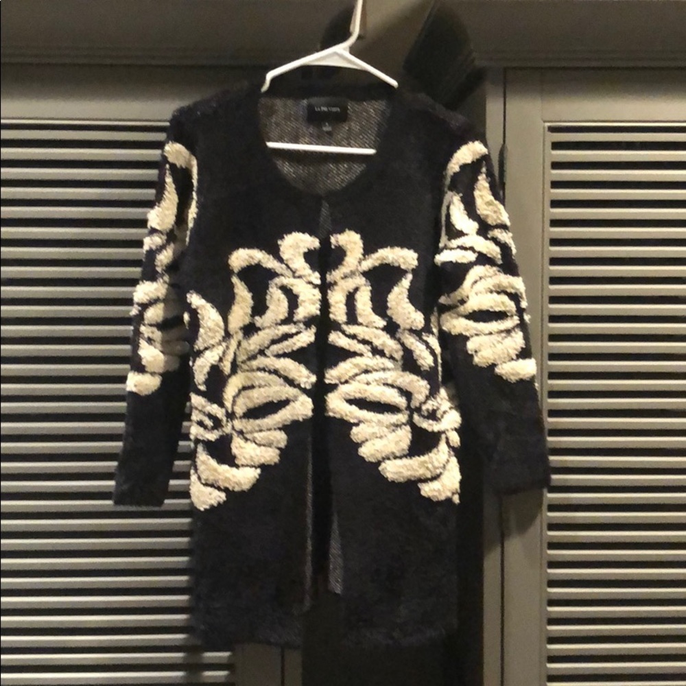 Black long Anthropologie sweater